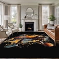 thumbnail image 1 of 5'x8' Area Rugs, Basketball Player Indoor Outdoor Area Rug for Living Room Bedroom, Watercolor Modern Abstract Art Washable Bathroom Rugs Kitchen Floor Carpet Mats Home Decor Aesthetic, 1 of 8