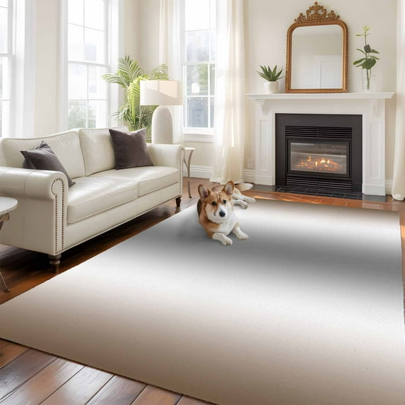 5'x8' Area Rugs, Brown Grey Indoor Outdoor Area Rug for Living Room Bedroom, Gray Farmhouse Modern Rustic Washable Bathroom Rugs Kitchen Floor Carpet Mats Home Decor Aesthetic
