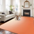 thumbnail image 1 of 5'x8' Area Rugs, Orange Ombre Indoor Outdoor Area Rug for Living Room Bedroom, Modern Minimalist Gradient Aesthetic Washable Bathroom Rugs Kitchen Floor Carpet Mats Home Decor Aesthetic, 1 of 8