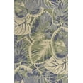 thumbnail image 1 of 5'x8' Blue Green Hand Tufted Caladium Indoor Area Rug, 1 of 2