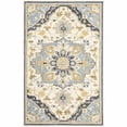thumbnail image 1 of 5'x8' Blue and Ivory Bohemian Rug, 1 of 2