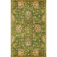 thumbnail image 1 of 5'x8' Emerald Green Hand Tufted Traditional Floral Indoor Area Rug, 1 of 5
