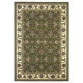 thumbnail image 1 of 5'x8' Green Ivory Machine Woven Floral Traditional Indoor Area Rug, 1 of 4