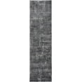 thumbnail image 1 of 5'x8' Grey Machine Woven Abstract Scratch Indoor Area Rug, 1 of 2