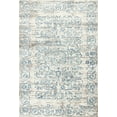 thumbnail image 1 of 5'x8' Ivory Blue Machine Woven Distressed Floral Traditional Indoor Area Rug, 1 of 4