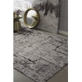 thumbnail image 1 of 5'x8' Ivory Grey Machine Woven Abstract Indoor Area Rug, 1 of 3