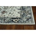 thumbnail image 1 of 5'x8' Ivory Grey Machine Woven Traditional Indoor Area Rug, 1 of 3