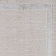 thumbnail image 1 of 5'x8' Ivory Silver Machine Woven Bordered Indoor Area Rug, 1 of 2