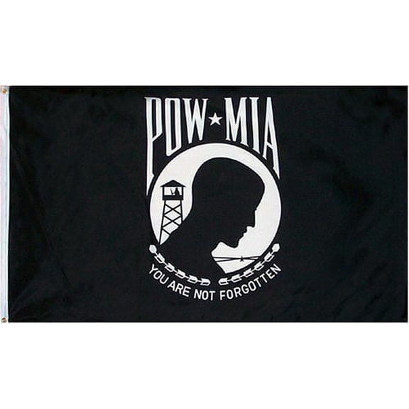 5'x8' Pow Mia POWMIA You Are Never Forgotten Flag 5x8 Foot Flag Banner Large