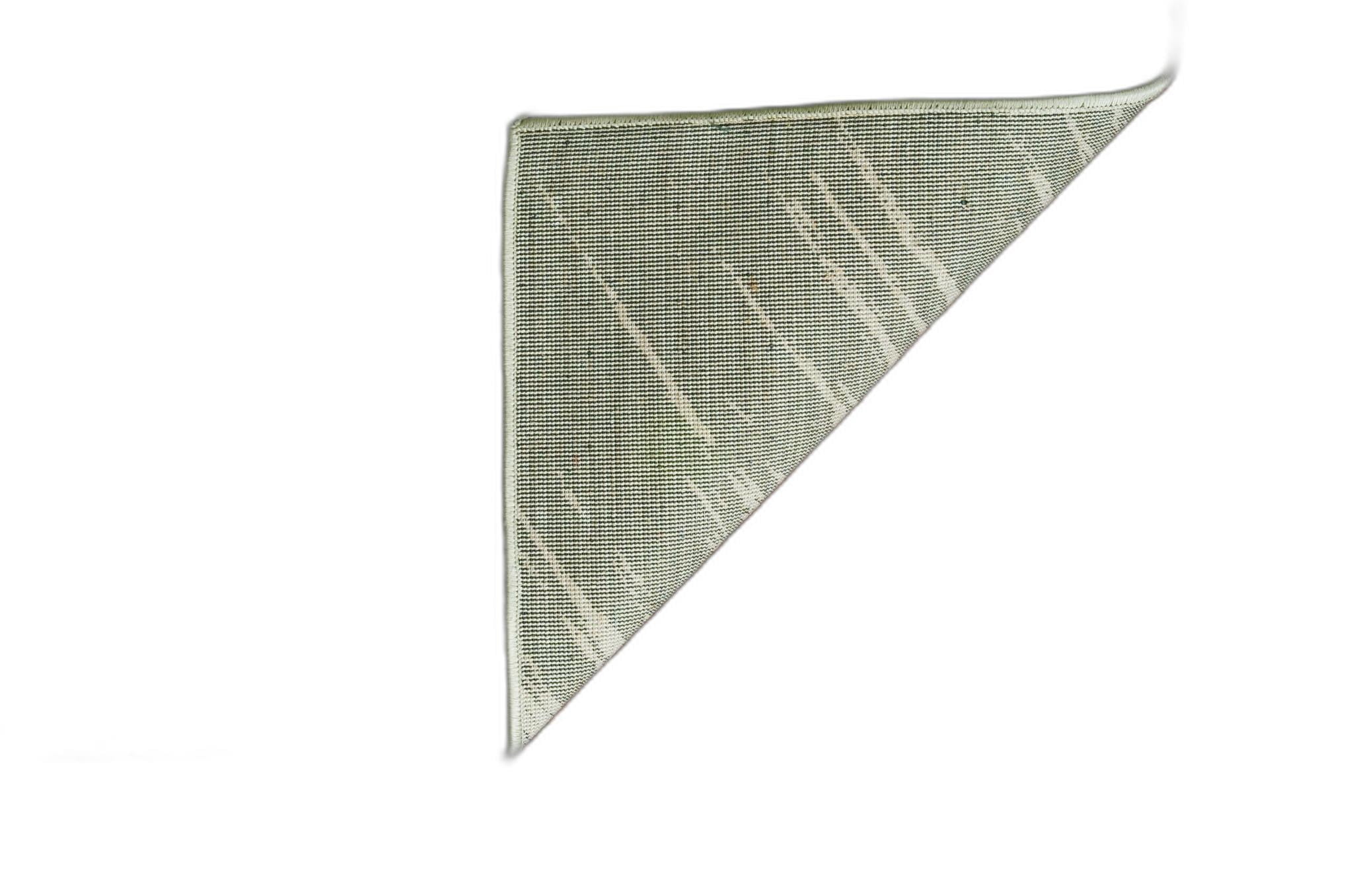 Gray and Silver Abstract Brushstroke 5' x 7' Synthetic Area Rug