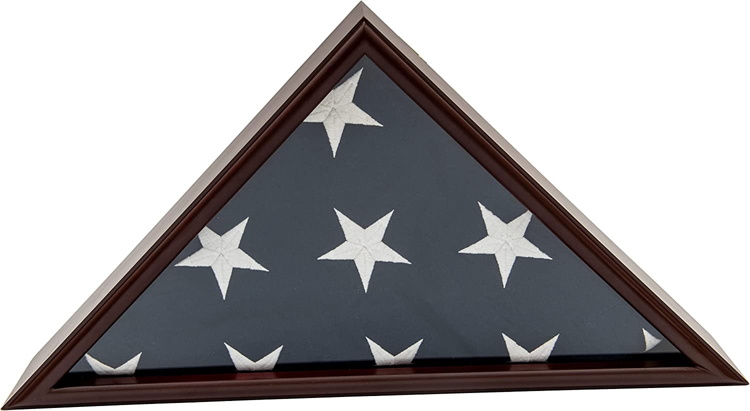5'x9' Flag Display Case for American Veteran Burial Flag Solid Wood