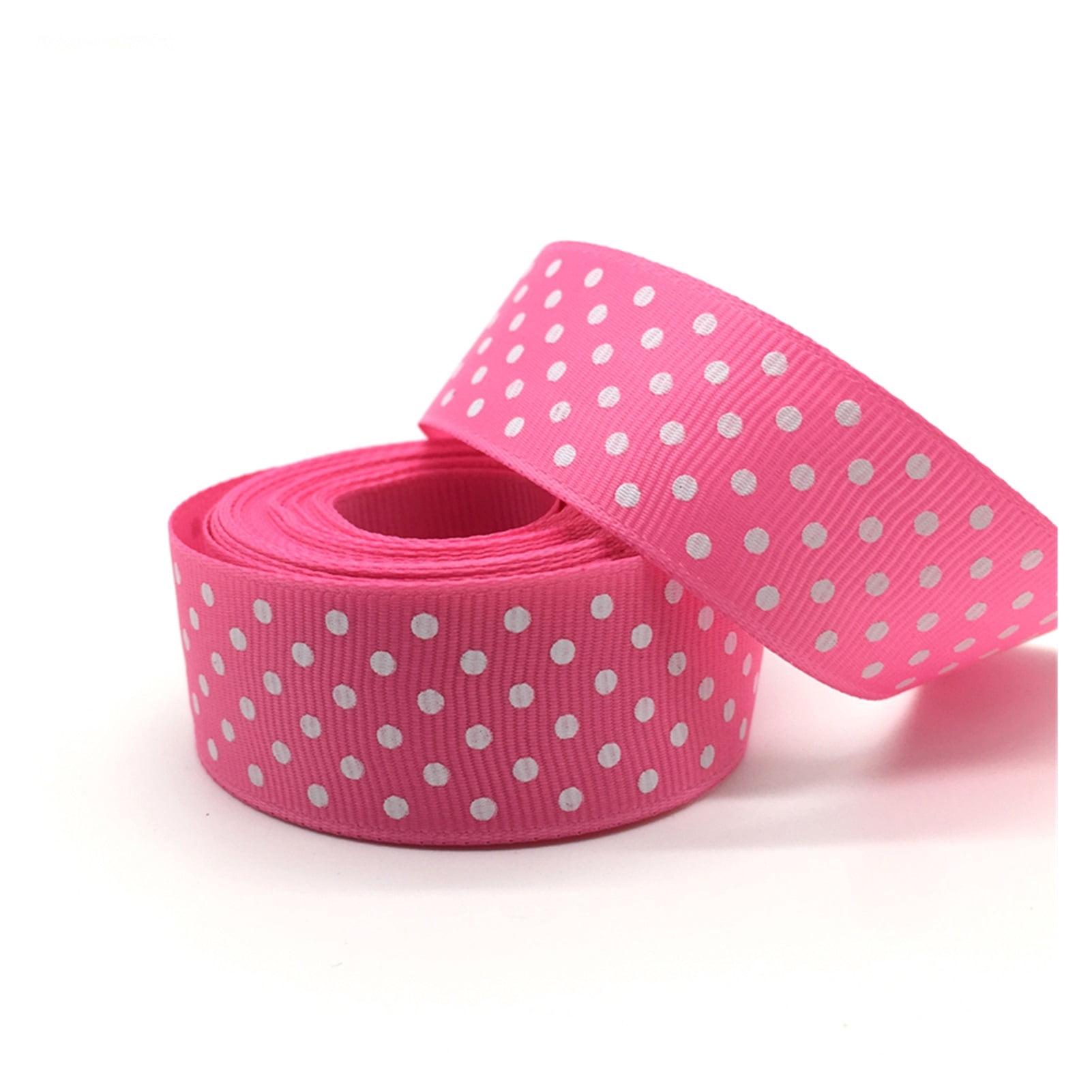 5 yards 10/15/20/25mm Ribbon Printing Dots Grosgrain Ribbon Wedding ...
