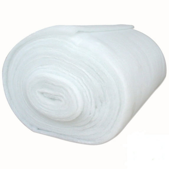 5 yards Bonded Dacron Upholstery Grade Polyester Batting 36 Inch Wide (36" x 15'), Made in USA