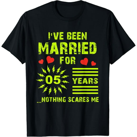 5 year Wedding Anniversary Gift ideasfor Him, Her T-Shirt