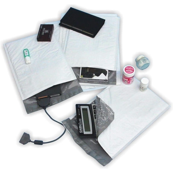 50 #00 5x10 Poly Bubble Padded Envelopes Mailers Shipping Case 5"x10"
