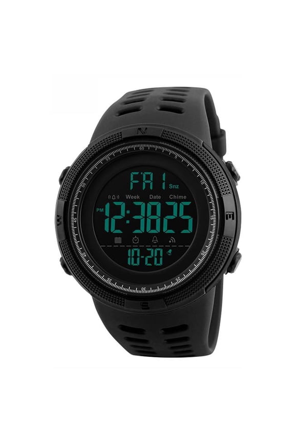 50-002 Multi Function Digital Watch with Black Dial