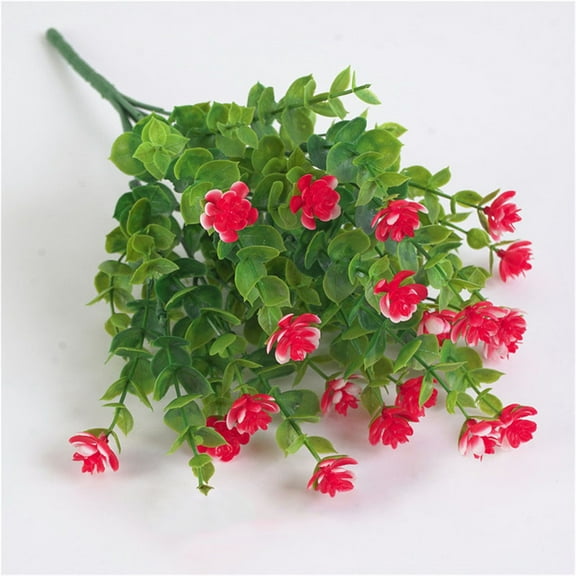 50% 0ff Clearance! 1 Bundles Fake Flowers Artificial Flowers Artificial Outdoor Flowers Fake Flowers Green Shrubs Garden Porch Outdoor Artificial Flowers Decorate