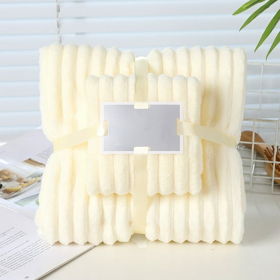 50% 0ff Clearance! Bath Towels Velvet Candy Striped Velvet Towel Household Thickened Absorbent Adult Face Wash Towel Manufacturer Wholesale Set Bath Towels Gift Package