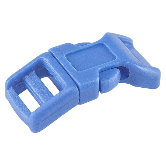 50 - 1/2 inch Blue Economy Contoured Side Release Plastic Buckles