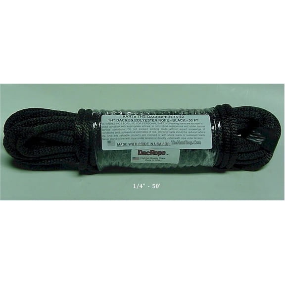 50' - 1/4" Ham Radio Antenna Support Rope - First Quality Polester Rope for, DIPOLE, Long Wire and other Antennas