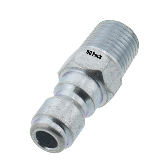 (50) 1/4" MPT Male Plug Quick Connect Coupler for Pressure Washer Nozzle Gun