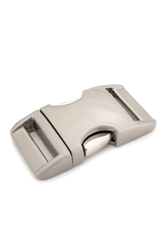 50 - 1 inch Satin Aluminum Side Release Buckles