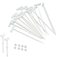 thumbnail image 1 of 50/100/150PCS One Button Fastening Zip Ties, Nylon Universal Cable Tie Buckle, Multi-purpose Self-Locking Nylon Cable Cord Management, For Car Repair, Home, And Cables Management (White,100PCS), 1 of 7