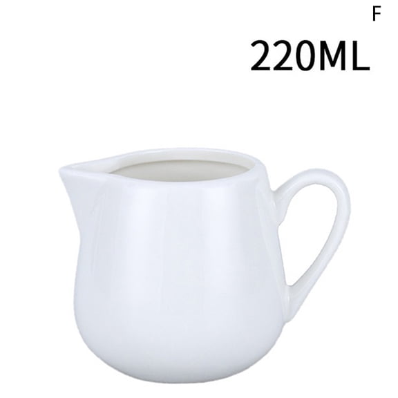 50/100/160/220ml Ceramics Seasoning Jar Creamer Container Cup Tableware White Kitchen Tools Sugar & Creamer &Milk Pots Pitcher