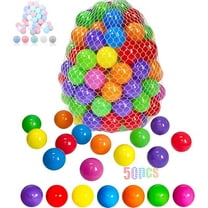 50 100 200 Soft Plastic Ball Pit Balls for Kids,Gift for Baby Toddler Birthday Christmas,Ball Pit Play Tent,Baby Kiddie Pool Water Toys,Party Decoration