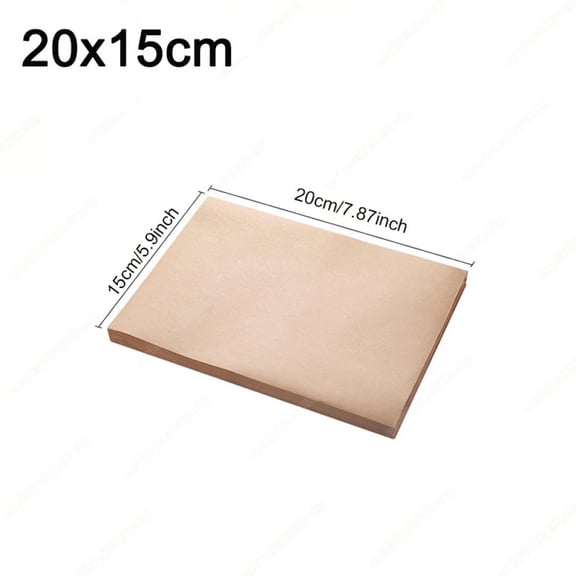 50/100/200PCS Baking Paper Parchment Baking Sheet Oven Air Fryer Grilling Paper Mat Kitchen Rectangle Bread Cake Baking Pads