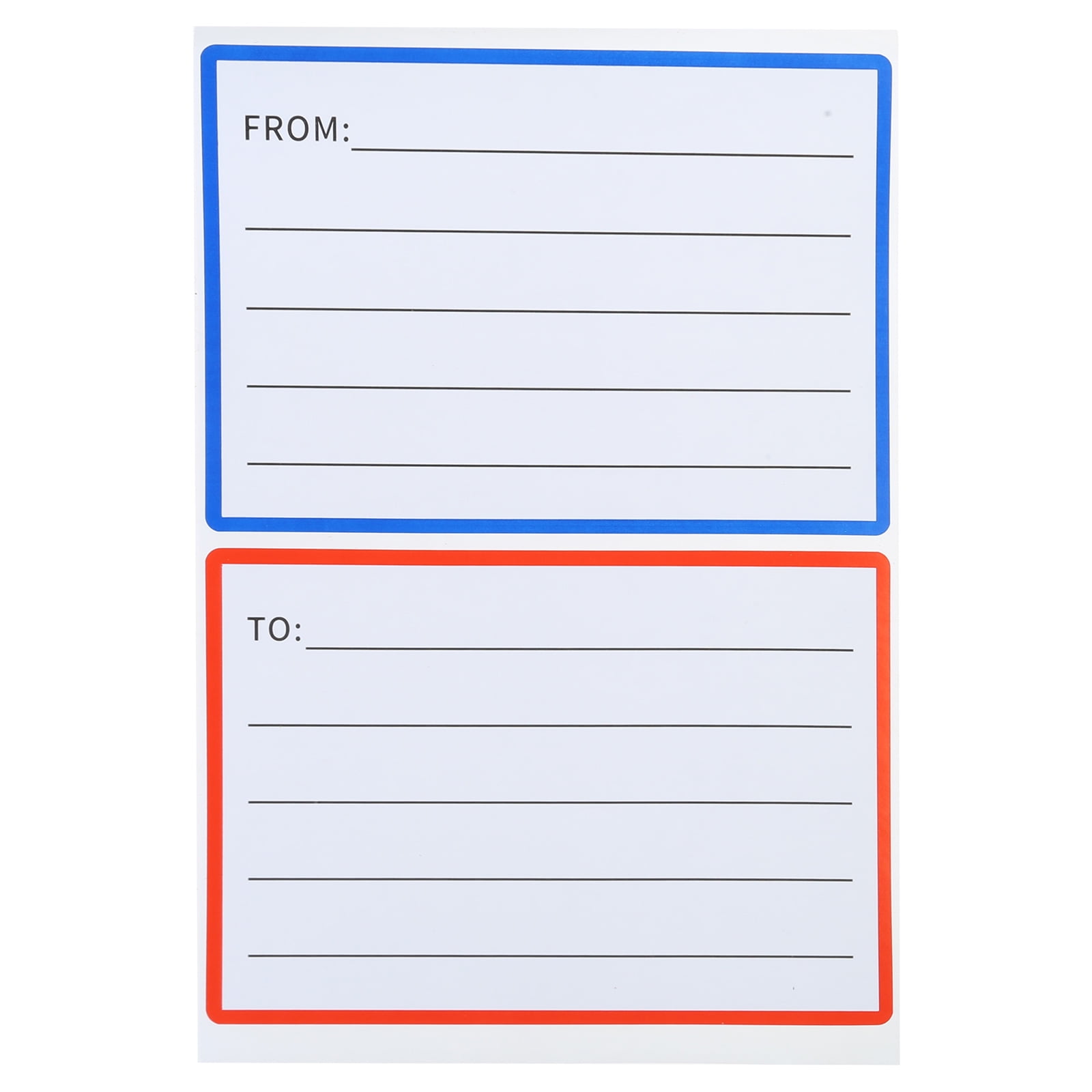 50/100/240 Sheets from/to Address Mailing Labels for Office Mail Address Label Sticker Mail Shipping Labels