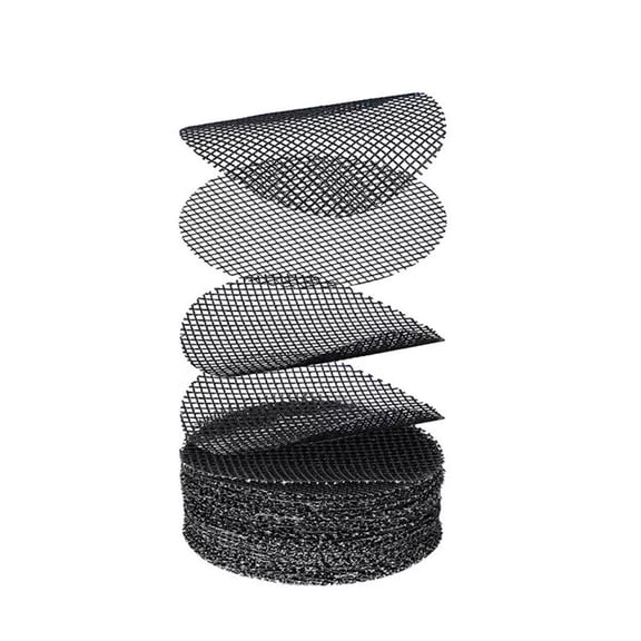 50/100 Pcs Flower Pot Mesh Pads, Bonsai Pot Bottom Grid Mats, Plant Drainage Screens for 2"/4" Pots, Rust-Resistant Polyamide