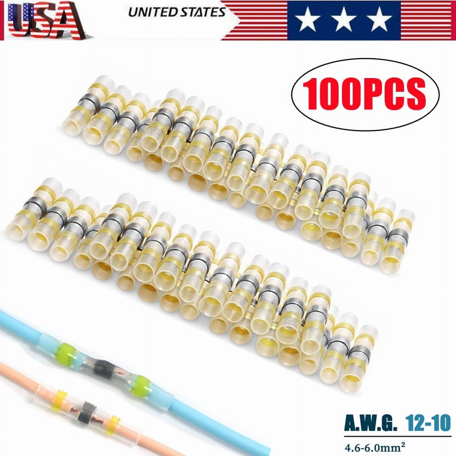 501000Pcs Waterproof Solderstick Solder Seal Sleeve Heat Shrink Butt