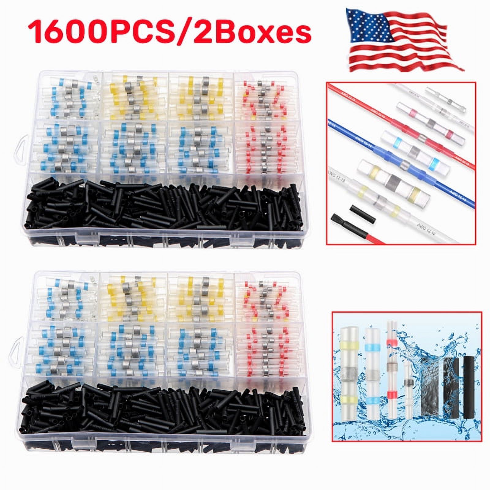 501000Pcs Waterproof Solderstick Solder Seal Sleeve Heat Shrink Butt