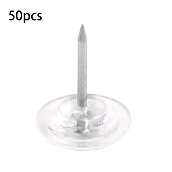 50/100Pcs Flat Head Push Pins Gear-shape Pushpin Clear Map Pin, Sewing Pins for Sewing Project Jewelry