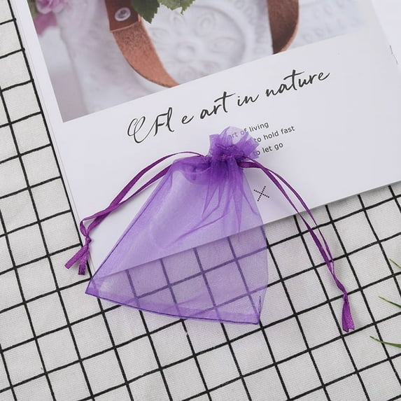 50/100Pcs Fruit Protection Netting Bags with Drawstring Reusable Grape Grow Bags Strawberry Cover Mesh Bags for Pest Control