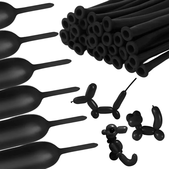 50/100pcs 260 Balloons Long Modelling Balloons for Kids Birthday Decoration, 100% Biodegradable Latex Balloons, Safe and Non-Toxic, Perfect for Party Decorations, Arts and Crafts