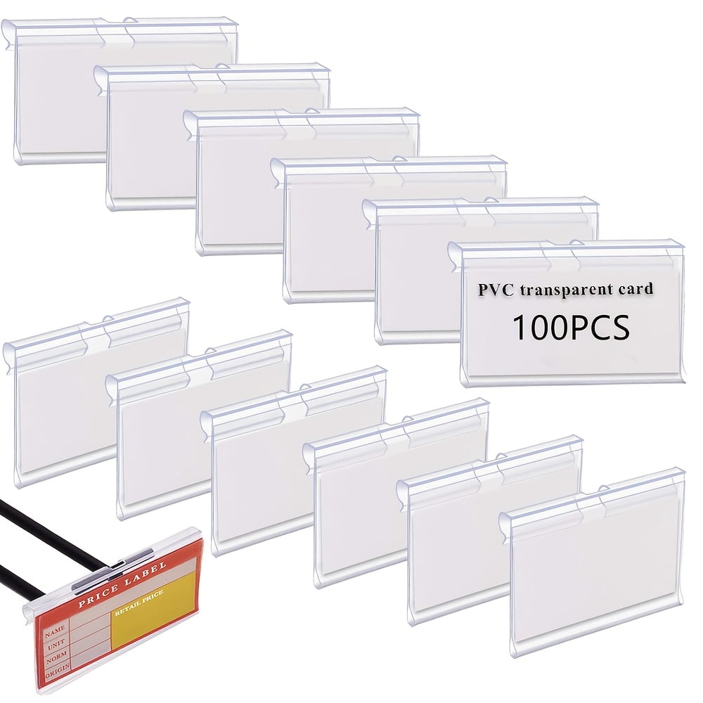 Clear Plastic Label Holders _ Adhesive Label Holders – IYWUO