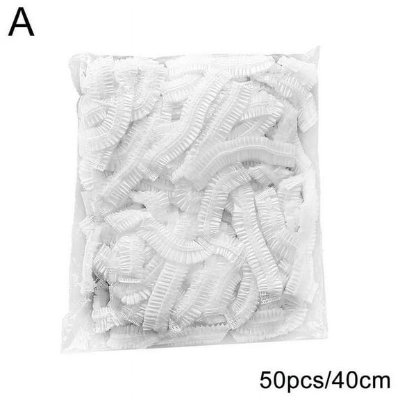 50/100 Pcs Disposable Plastic Wrap Food Storage Covers Kitchen Fresh Seal V2E1