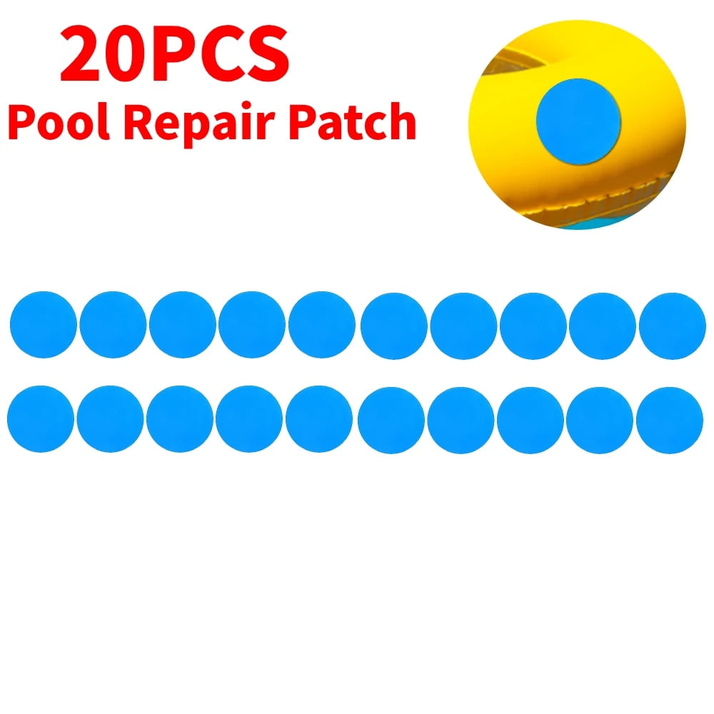5010PCS SelfAdhesive Swimming Pools Repair Patches Swimming Pool PVC Repair Kit for Swim Ring