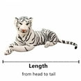 thumbnail image 1 of 50-110CM Giant Lifelike Tiger Plush Toys Soft Wild Animals Simulation White Brown Tiger Jaguar Doll Children Kids Birthday Gifts, 1 of 8