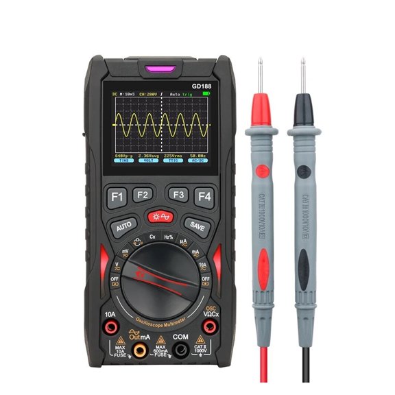 50 12MHz Oscilloscope Multimeter Signal Generator Touch Screen