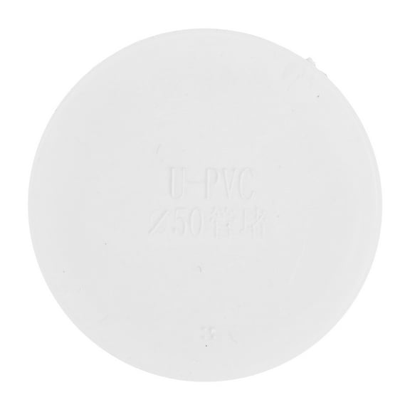 50-160Mm Thickened Pvc Inner Blocking Cap for Sewer Pipe Protection White Pvc Pipe Cap Insert for Drain Pipe50Mm
