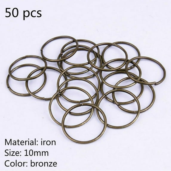 50-200 PCS African Hair Braid Jewelry - Rings, Tubes, Charms