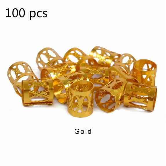 50 - 200 PCS African Hair Braid Jewelry for Women and Men (Unisex)