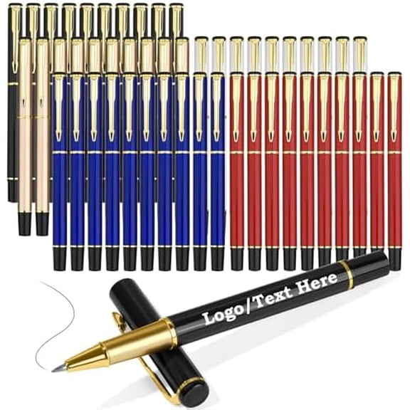 50 to 200 PCS Bulk Custom Pens Personalized Pens with Name & Logo Printing Perfect for Business, Graduation Gifts & Party Events Ballpoint Pen Pack Pick the Pen You Like$$Office