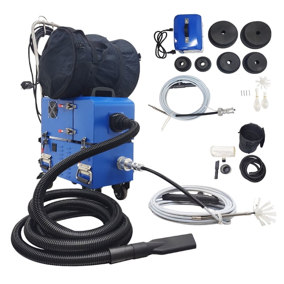 50-200MM Fresh Air Duct Pipe Cleaning Sweeping Suction Machine 220V 1700W
