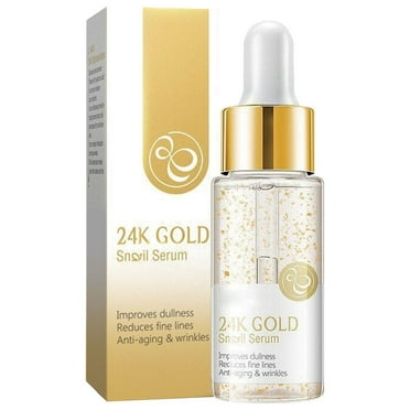up to 50% off 24K Gold Serum for Face,Skin Brightening Anti Aging Moisturizer with Vitamin C, Hyaluronic Acid & Argan Oil for Dark Spots & Fine Lines, Korean Skin Care Glow Collagen Booster Serum