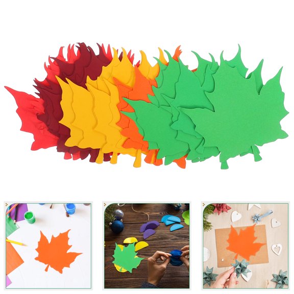 50-250PCS Maple Leaves Cutouts Fall Classroom Decorations Autumn Bulletin Board Decor Paper Diy Paper Cutouts Paper Cutout Decor