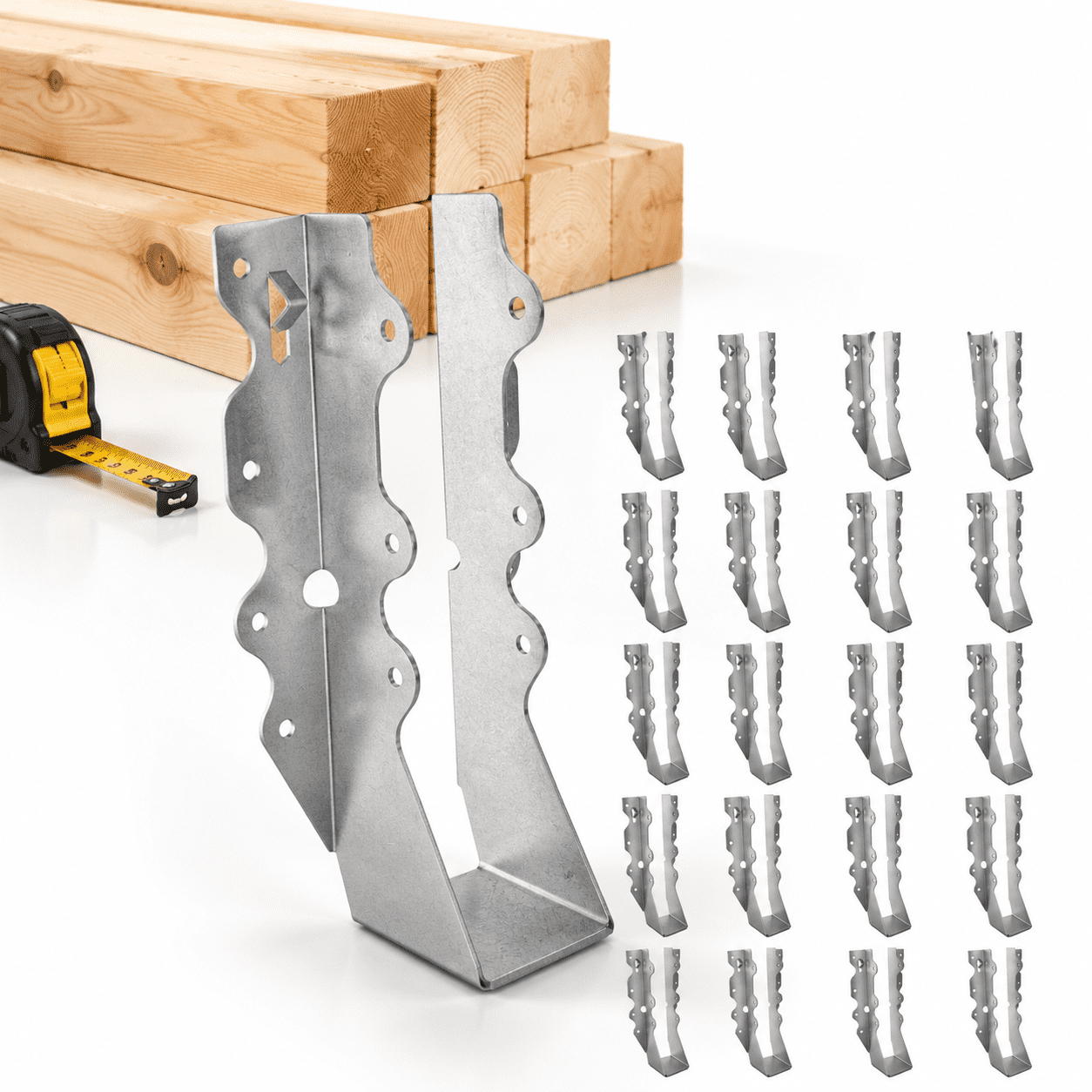 All Thread Rafter Hanger 50 2x8 Joist Hangers 18 Gauge Metal Face Mount Lu28 Galvanized ...